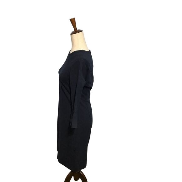 Banana Republic Blue Flutter Sleeve Shift Dress Sz 4 - Picture 3 of 8